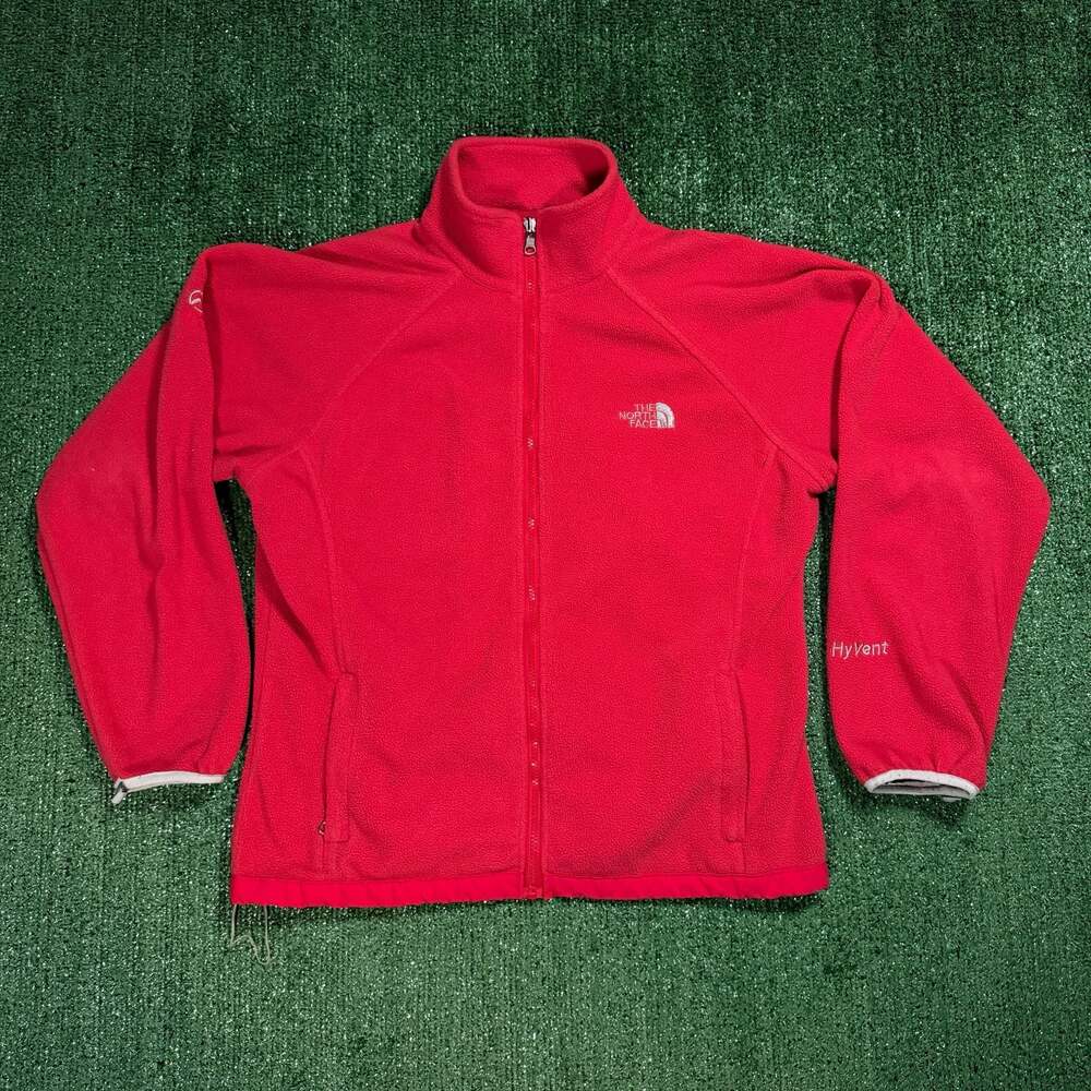 Vintage The North Face Summit Series Red Fleece Jacket Yourh XL Mens Small